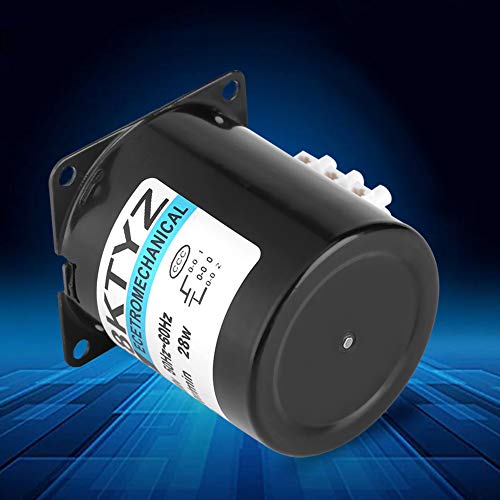 Motor de engranajes síncronos de imán permanente, 68KTYZ AC220V 28W 2.5 20 30 110r / min CW/CCW Torque grande para instrumentos, automatización(2.5RPM)