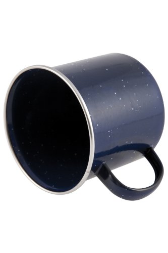 Mountain Warehouse La Taza del Esmalte - 515ml - Esmalte la Taza de Capa del Recorrido, fácil Limpiar la Taza de café, Taza Durable del té del Acero Inoxidable Azul Talla única