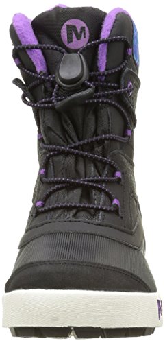 Mrs. Anderson's Baking Ml-Snow Bank 2.0 Waterproof, Botas para Nieve Niñas^Niños, Negro/Morado (Black/Print/Berry), 38 EU