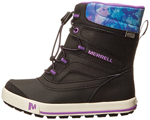 Mrs. Anderson's Baking Ml-Snow Bank 2.0 Waterproof, Botas para Nieve Niñas^Niños, Negro/Morado (Black/Print/Berry), 38 EU