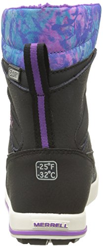 Mrs. Anderson's Baking Ml-Snow Bank 2.0 Waterproof, Botas para Nieve Niñas^Niños, Negro/Morado (Black/Print/Berry), 38 EU