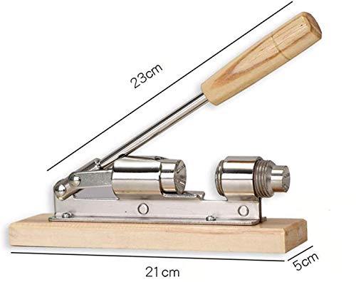 MU XI Cascanueces de nueces, nueces de Nuez, Herramienta abridor para alicates, Base de Madera, Herramienta para Cascanueces, nueces, nueces de Macadamia, pistachos y nueces de Brasil