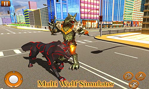 Multi Wolf Robot Transform Hero vs Robot Villains