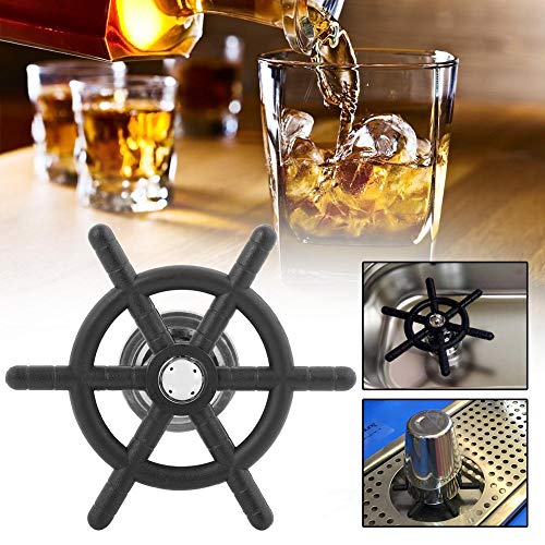 Mumusuki Barra de Acero Inoxidable Llave de Enjuague de Vidrio Grifo Lavavajillas automático Boquilla Cabeza de Tanque Enjuagadora Limpieza para Vaso de Cerveza Taza de café