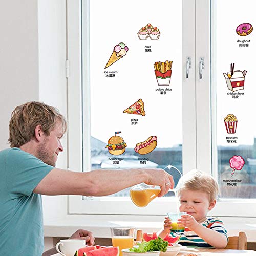 Mural ZOZOSO Creativo De Dibujos Animados Cocina Puerta Del Gabinete Pegatinas Decorativas Refrigerador Pegatinas Fruta Personalidad Restaurante Pegatinas De Pared