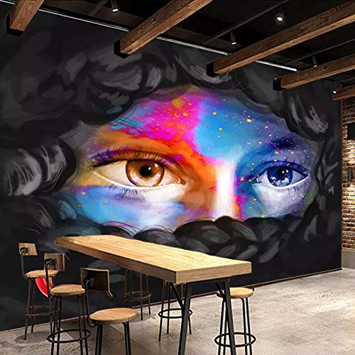 Mural,Papel Tapiz Fotográfico Personalizado 4D Personalidad Moda Pintada Belleza Mujer Pintura De Pared Restaurante Cafetería Tienda De Ropa Decoración Mural Pintura Revestimiento De Paredes