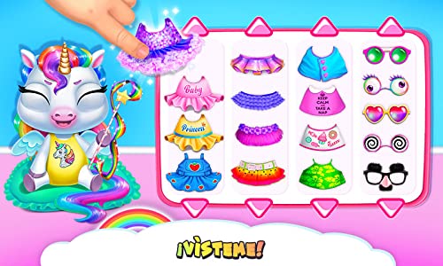 My Baby Unicorn - Cuidado y vestido de un pony virtual