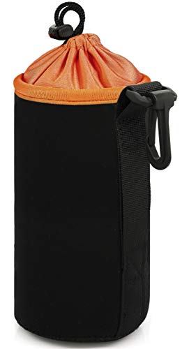 MyGadget Funda para Objetivos de Fotografia - Bolsa Protectora de Neopreno - Lens Case para Lentes Camara Reflex/Canon/Nikon/Pentax/Sony - Tamaño L