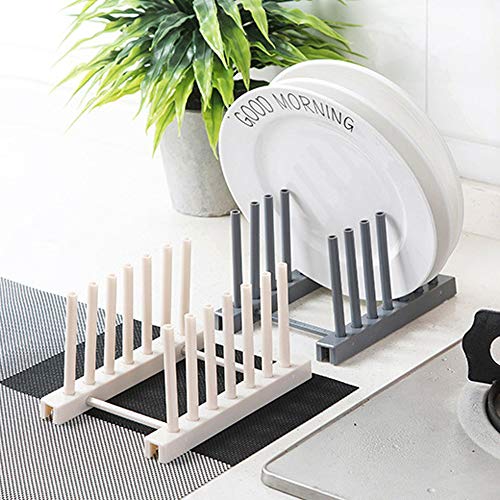 MZY1188 Escurreplatos de Utensilios de Cocina, sostenedor de Estante de Secado de Platos de plástico, Soporte de Tazas Soporte de exhibición Organizador de Fregadero Estante Escurridor Placa