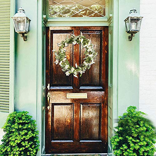 NAHUAA Corona de Navidad Corona de Otoño Guirnalda de Puerta para Puerta Principal Hogar Boda al Aire Libre Jardín Día de San Valentín Presente