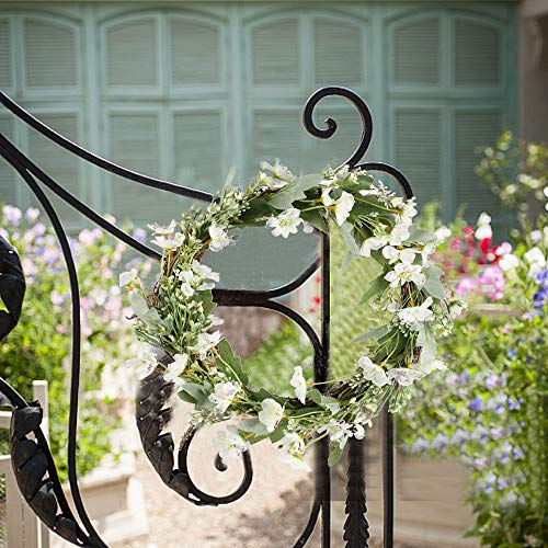 NAHUAA Corona de Navidad Corona de Otoño Guirnalda de Puerta para Puerta Principal Hogar Boda al Aire Libre Jardín Día de San Valentín Presente