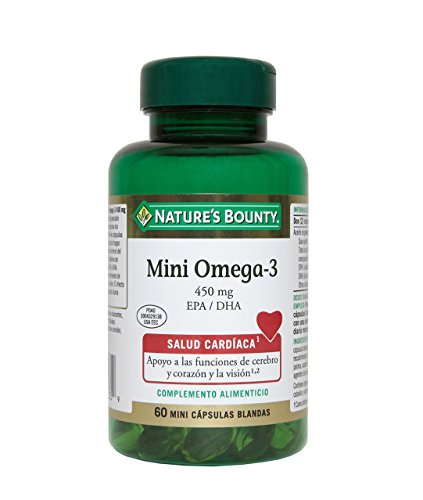 Nature's Bounty Mini Omega-3 450 mg EPA/DHA - 60 Cápsulas