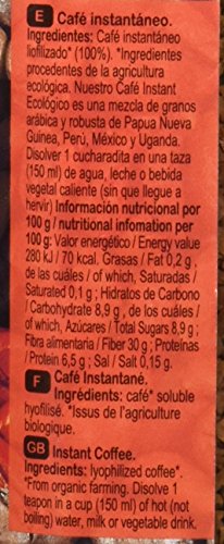 NaturGreen BioCoffee Instant - Café instantáneo, 100 g, 1 unidad