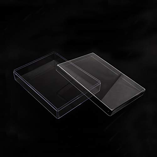 NBEADS Caja de Almacenamiento Rectangular de plástico Transparente con Tapa para organizar Piezas pequeñas, Cuentas, cucarachas de algodón, Adornos