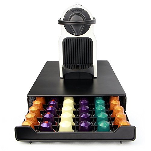 Nespresso 60 Pod Holder | Drawer Capsule Storage & Coffee Machine Stand | M&W