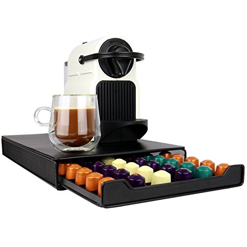 Nespresso 60 Pod Holder | Drawer Capsule Storage & Coffee Machine Stand | M&W