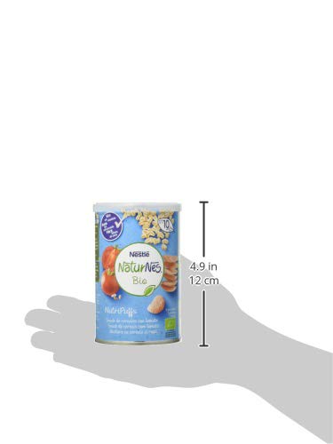 Nestlé Naturnes Bio Nutri Puffs Snack De Cereales Con Tomate, A Partir De 10 Meses  - Pack de 5 envases x 35g