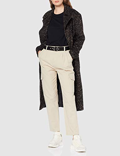 New Look Peter Pleated Pantalones, Blanco (Piedra 16), 44 para Mujer