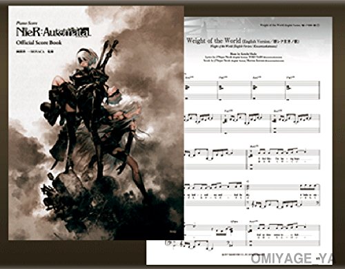 NieR automata Piano Collection Official Score Book Japanese Ver.