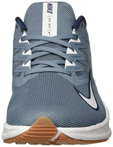 Nike Quest 3, Running Shoe Mens, Ozone Blue/Photon Dust-Obsidian, 43 EU