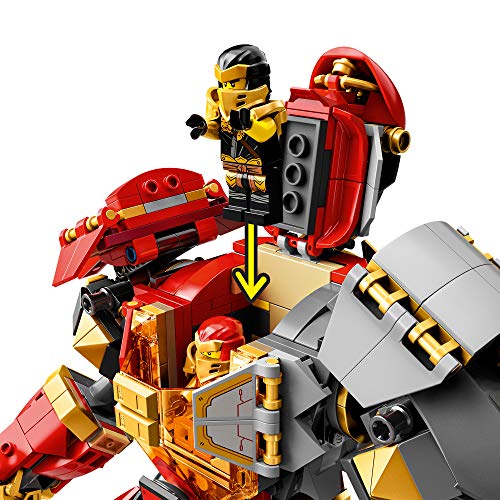 Ninjago TV Series Robot Rocollameante, Figura de Acción Ninja, multicolor (Lego ES 71720)