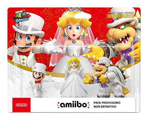 Nintendo - Amiibo Mario, Peach, Bowser (Pack De 3)