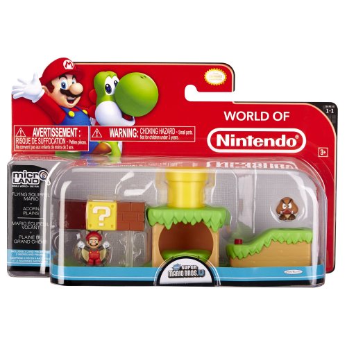 Nintendo - Figura Acorn Plains Con Flying Squirrel Mario