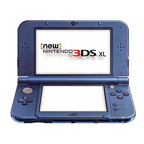 Nintendo New 3DS XL - videoconsolas portátiles (640 x 480 Pixeles, New Nintendo 3DS XL, Azul, Metálico, LCD, Analogue / Digital, 800 x 240 Pixeles)