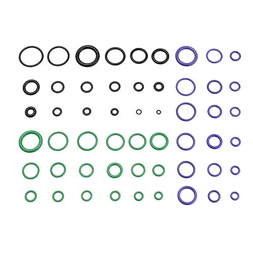 NO-LOGO XFC-PAI, 495Pcs / Pack de 36 Tamaños Kit púrpura/Verde + Negro Métricas O Sellos de Anillos de estanqueidad de Goma del Anillo o Juntas Resistencia al Aceite Surtido (Color : Verde)