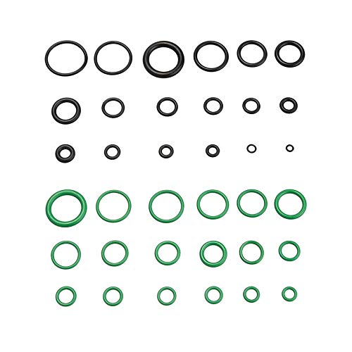 NO-LOGO XFC-PAI, 495Pcs / Pack de 36 Tamaños Kit púrpura/Verde + Negro Métricas O Sellos de Anillos de estanqueidad de Goma del Anillo o Juntas Resistencia al Aceite Surtido (Color : Verde)