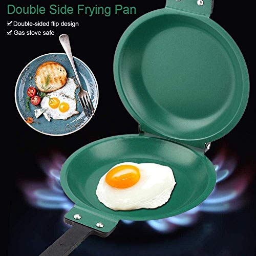 Non-Stick Pancake Flipper,Double-Sided Frying Pan Pancake Maker Pan,Perfect for French Toast,Grilled Cheese,Simple Eggs,Pancakes,Crepes