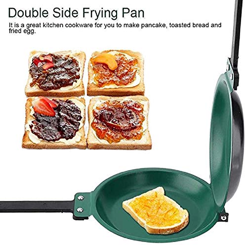 Non-Stick Pancake Flipper,Double-Sided Frying Pan Pancake Maker Pan,Perfect for French Toast,Grilled Cheese,Simple Eggs,Pancakes,Crepes