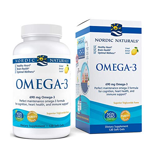 Nordic Naturals Omega-3, 690 Mg De Limón - 120 Cápsulas Blandas 120 Unidades 210 g