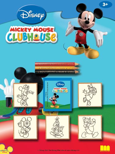 Noris 606315838 Disney Mickey Mouse - Juego de 5 sellos para colorear , color/modelo surtido