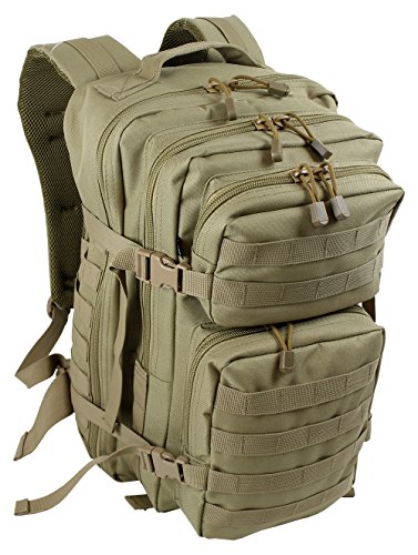 Normani - Mochila de exterior, multifunción, militar, robusta (50 L), color marrón claro, tamaño 47cmx28cmx30cm, volumen 50.0liters