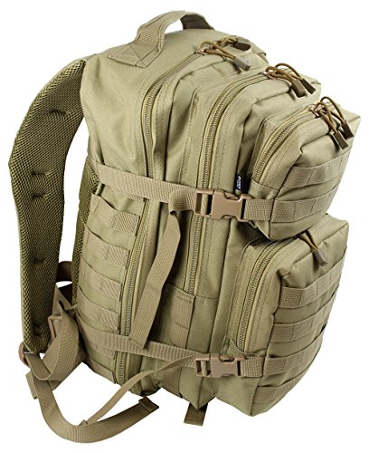 Normani - Mochila de exterior, multifunción, militar, robusta (50 L), color marrón claro, tamaño 47cmx28cmx30cm, volumen 50.0liters