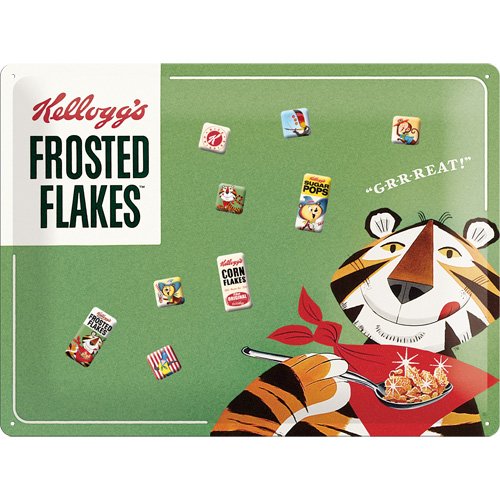 Nostalgic-Art Pizarra magnética -Kellogg's Frosted Flakes Tony Tiger