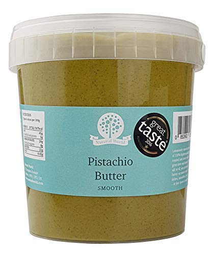 Nutural World - Mantequilla Suave de Pistacho (1kg) Galardonado al Mejor Sabor