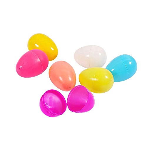 Nv Wang Huevo de Pascua,Huevos Rellenos el Plastico 12piezas Jumbo Huevos de Pascua Ideal para Niños Partido Caza Sorpresa de Huevo de Pascua