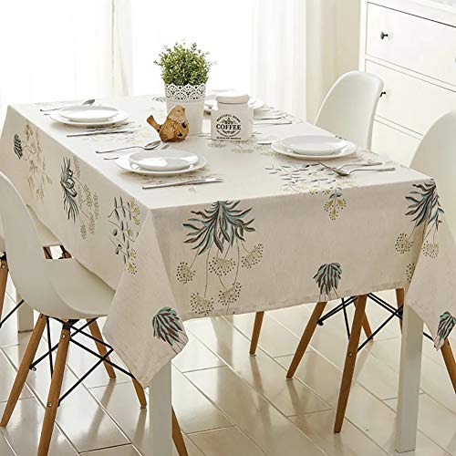 NYLWSL Cuadrado Tela De Mesa,Simple Table Topper,Ropa De Algodón Cubierta De Mesa,Comedor Cocina Cafés Restaurantes Catering Bodas Brunch Buffets Partes Picnics