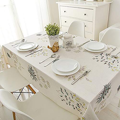 NYLWSL Cuadrado Tela De Mesa,Simple Table Topper,Ropa De Algodón Cubierta De Mesa,Comedor Cocina Cafés Restaurantes Catering Bodas Brunch Buffets Partes Picnics