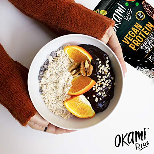 Okami Bio | Proteina De Guisante, Arroz, Cacao Y Algarroba | Proteína Vegana | Incrementa la Energía | 500gr.