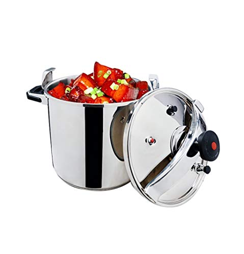 Olla A Presión De Acero Inoxidable, Olla De Sopa Comercial De Gran Capacidad, La Olla De Cocina Industrial Home Hotel, Fácil, Grandes Utensilios De Cocina Limpios, 4L-12L