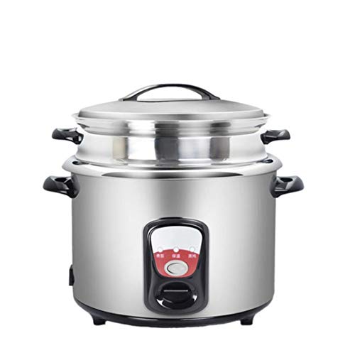 Olla arrocera para el hogar Olla arrocera de acero inoxidable 4L-6.5L Olla arrocera de estilo antiguo Olla caliente para estudiantes de gran capacidad Se puede usar en cocinas, hoteles y restaurantes,