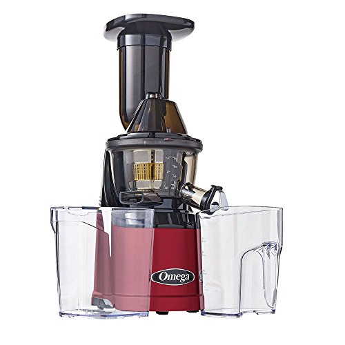 Omega mmv702r extractor de jugos vertical rojo 240 W