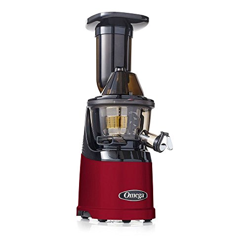 Omega mmv702r extractor de jugos vertical rojo 240 W