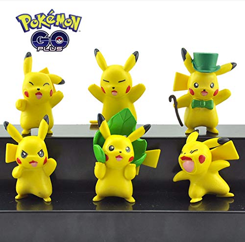 OMG Funmo - Pokemon Pikachu Figuras Pack(30 Piezas), Pokemon Pikachu Monster Mini Figure(18 Piezas) + Pokemon Pulsera de Silicona(12 Piezas)，Fiesta para niños y Adultos