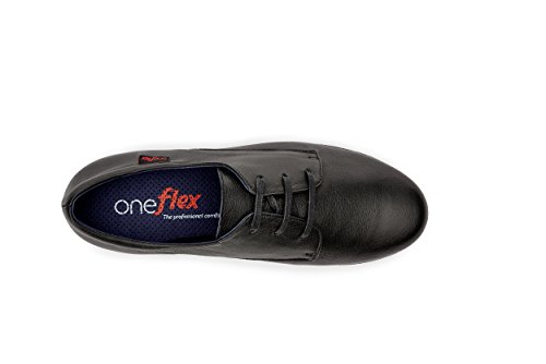 Oneflex Margot Negro - Zapatos anatómicos Profesionales cómodos para Mujer- Talla 40