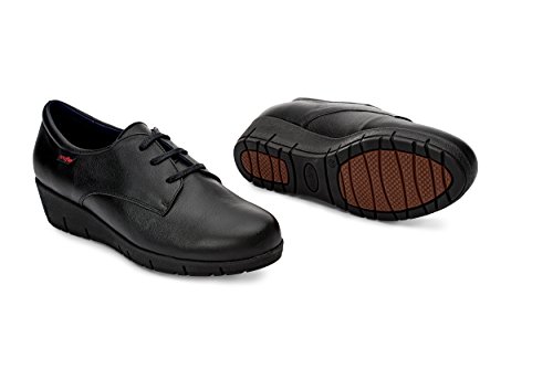 Oneflex Margot Negro - Zapatos anatómicos Profesionales cómodos para Mujer- Talla 40