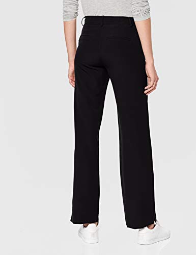 Only Onlglowing MW Straight Pants Pnt Pantalones, Negro (Black Black), 38/L34 (Talla del Fabricante: Medium) para Mujer